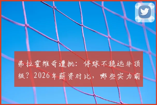 弗拉霍维奇遭批:停球不稳远非顶级?2026年薪资对比,哪些实力前锋年薪比他更低
